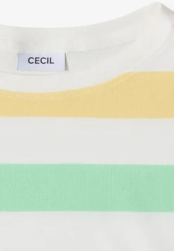 T-Shirt mit Multicolor Streifen