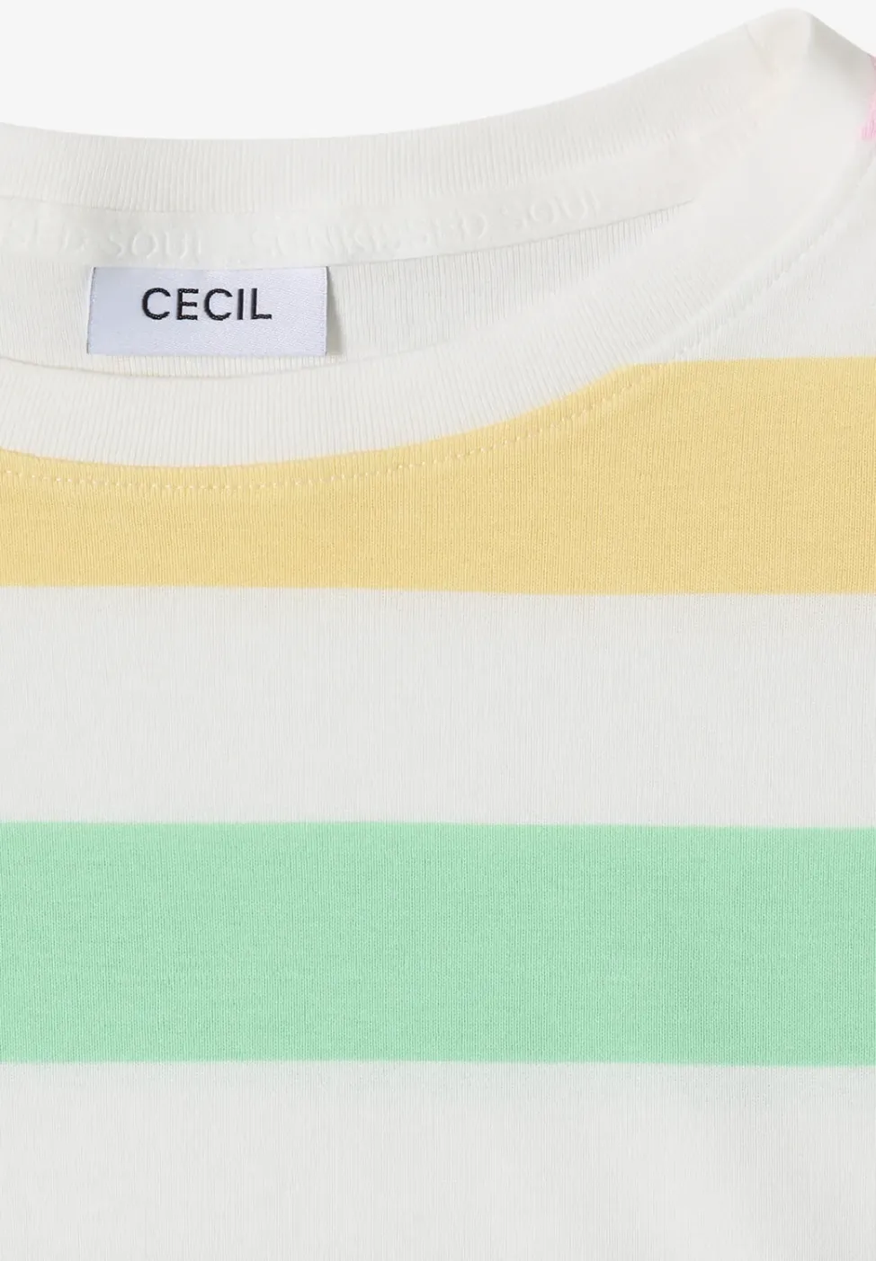 T-Shirt mit Multicolor Streifen