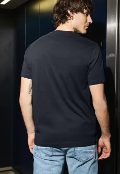 T-Shirt mit Muschel-Print
