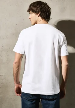 T-Shirt mit Muschel-Print