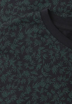 T-Shirt mit Rundhals und Allover-Print