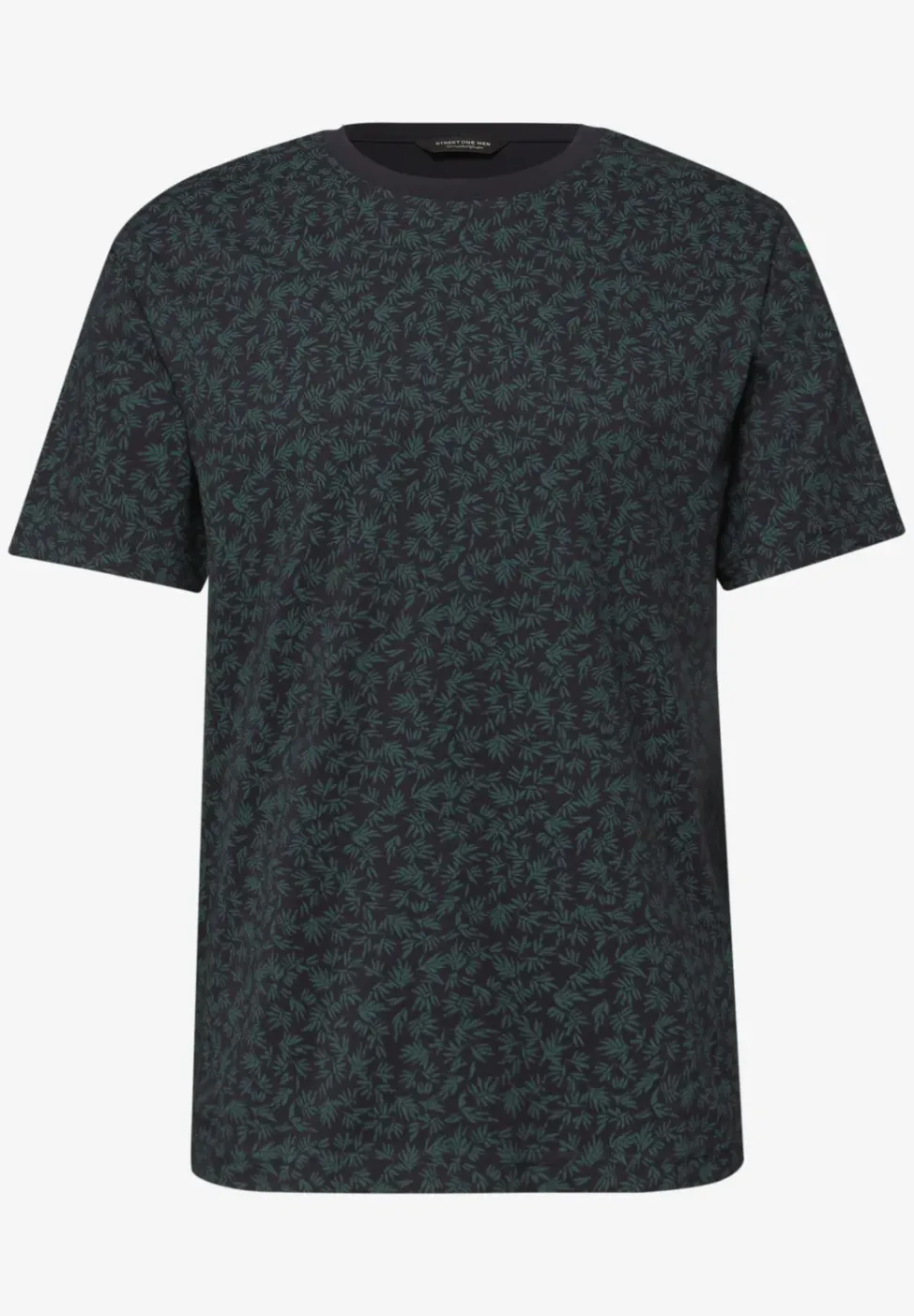 T-Shirt mit Rundhals und Allover-Print