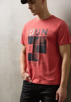 T-Shirt mit Rundhals und Artwork