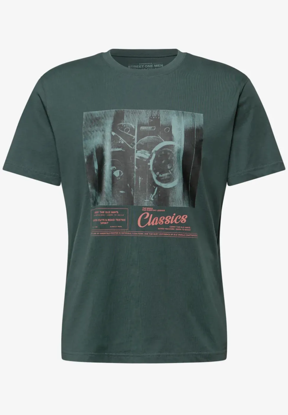 T-Shirt mit Rundhals und Artwork