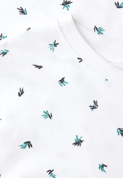 T-Shirt mit Rundhals und Allover-Print