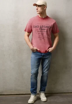 T-Shirt mit Rundhals und Artwork