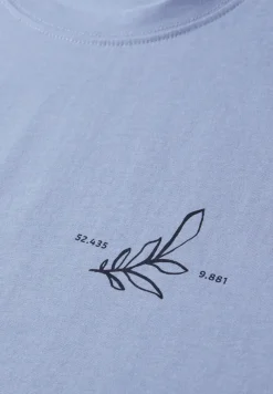 T-Shirt mit Rundhals und Backprint
