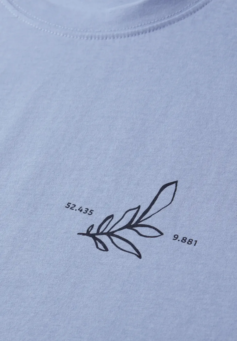 T-Shirt mit Rundhals und Backprint