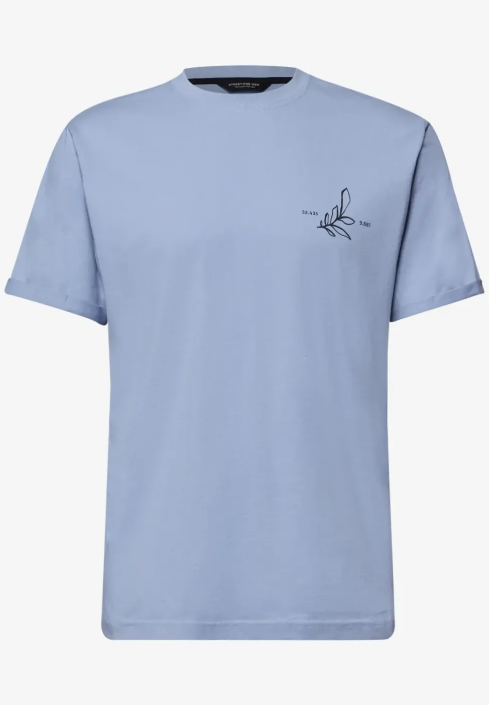 T-Shirt mit Rundhals und Backprint