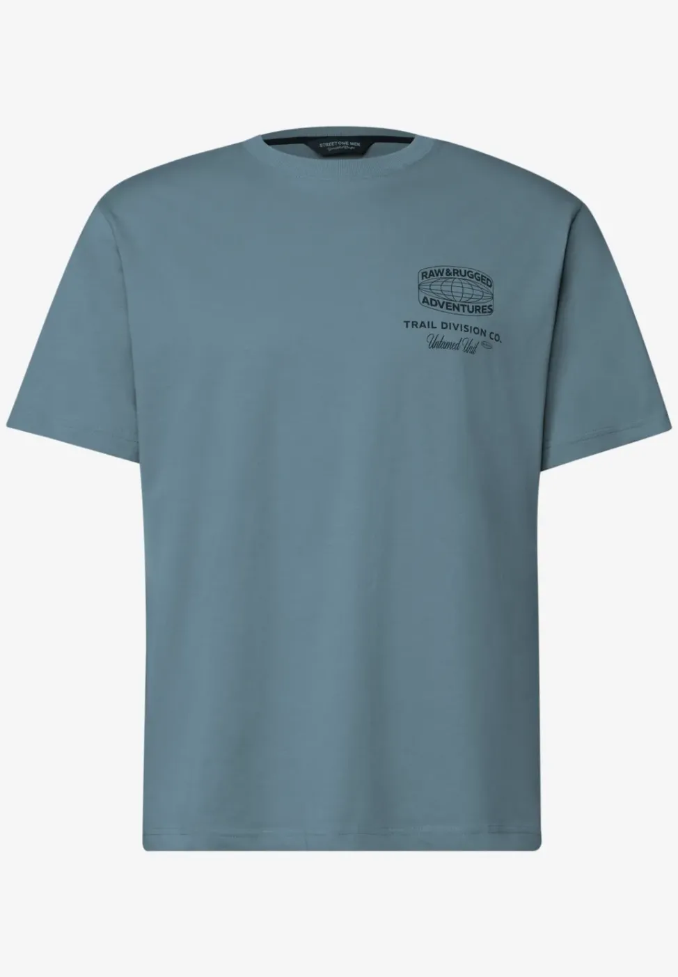 T-Shirt mit Rundhals und Backprint