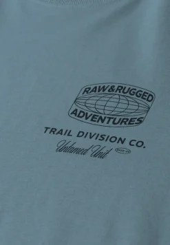 T-Shirt mit Rundhals und Backprint