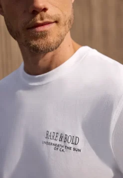 T-Shirt mit Rundhals und Backprint