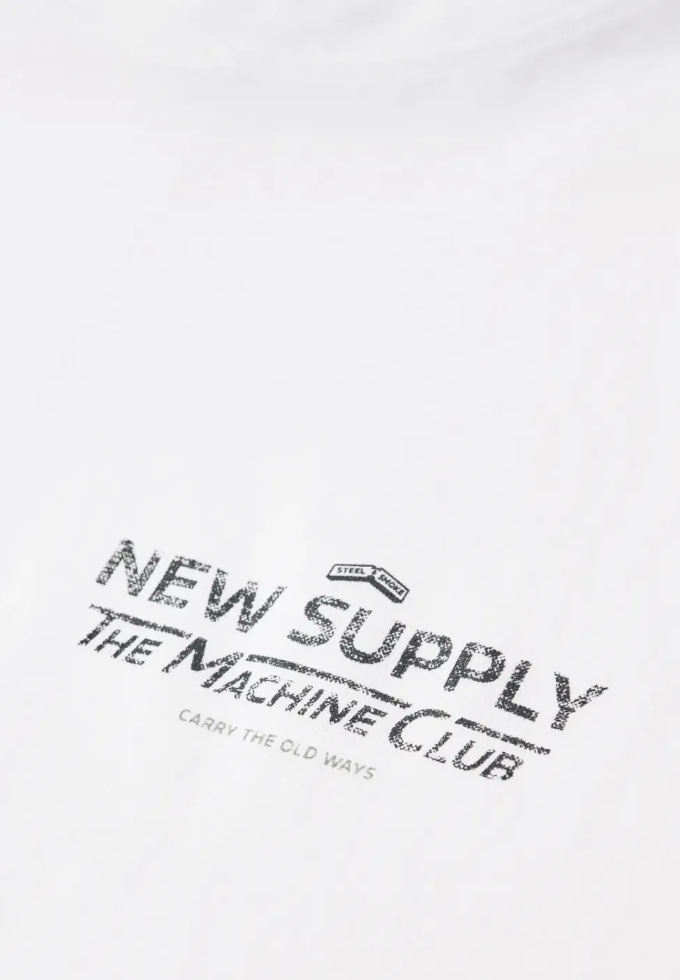 T-Shirt mit Rundhals und Backprint