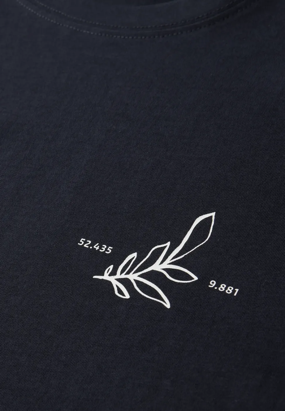 T-Shirt mit Rundhals und Backprint