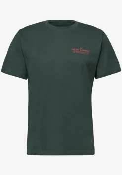T-Shirt mit Rundhals und Backprint