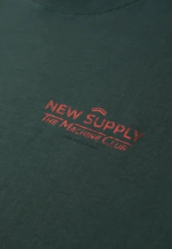T-Shirt mit Rundhals und Backprint