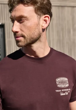 T-Shirt mit Rundhals und Backprint
