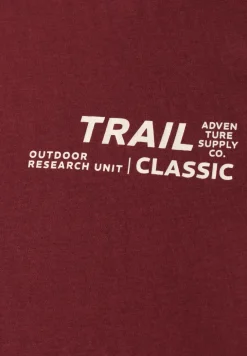 T-Shirt mit Rundhals und Chestprint