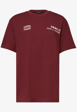 T-Shirt mit Rundhals und Chestprint