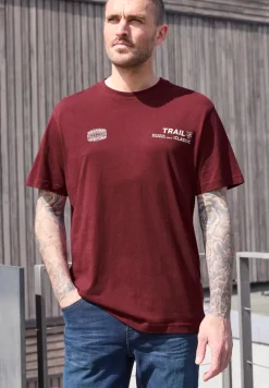 T-Shirt mit Rundhals und Chestprint
