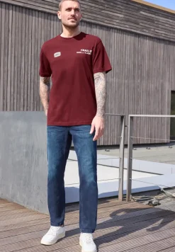 T-Shirt mit Rundhals und Chestprint