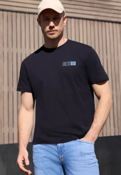T-Shirt mit Rundhals und Chestprint