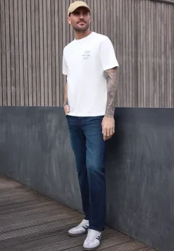 T-Shirt mit Rundhals und Chestprint