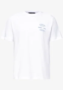 T-Shirt mit Rundhals und Chestprint