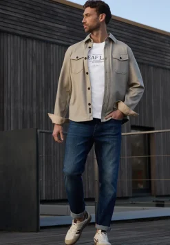 T-Shirt mit Rundhals und Chestprint