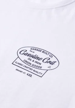 T-Shirt mit Rundhals und Chestprint