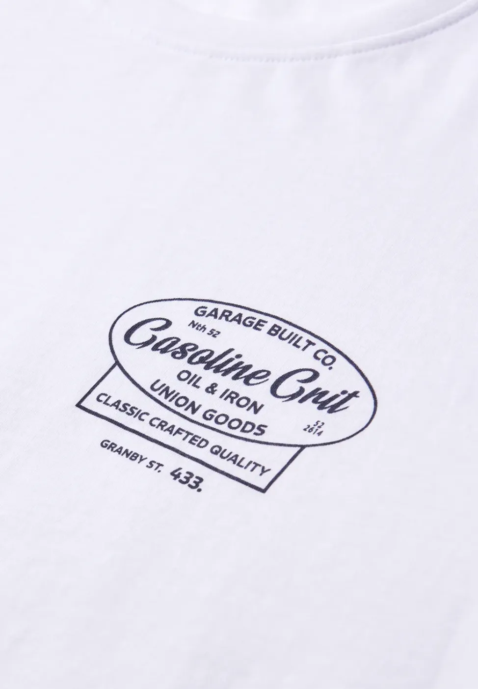 T-Shirt mit Rundhals und Chestprint