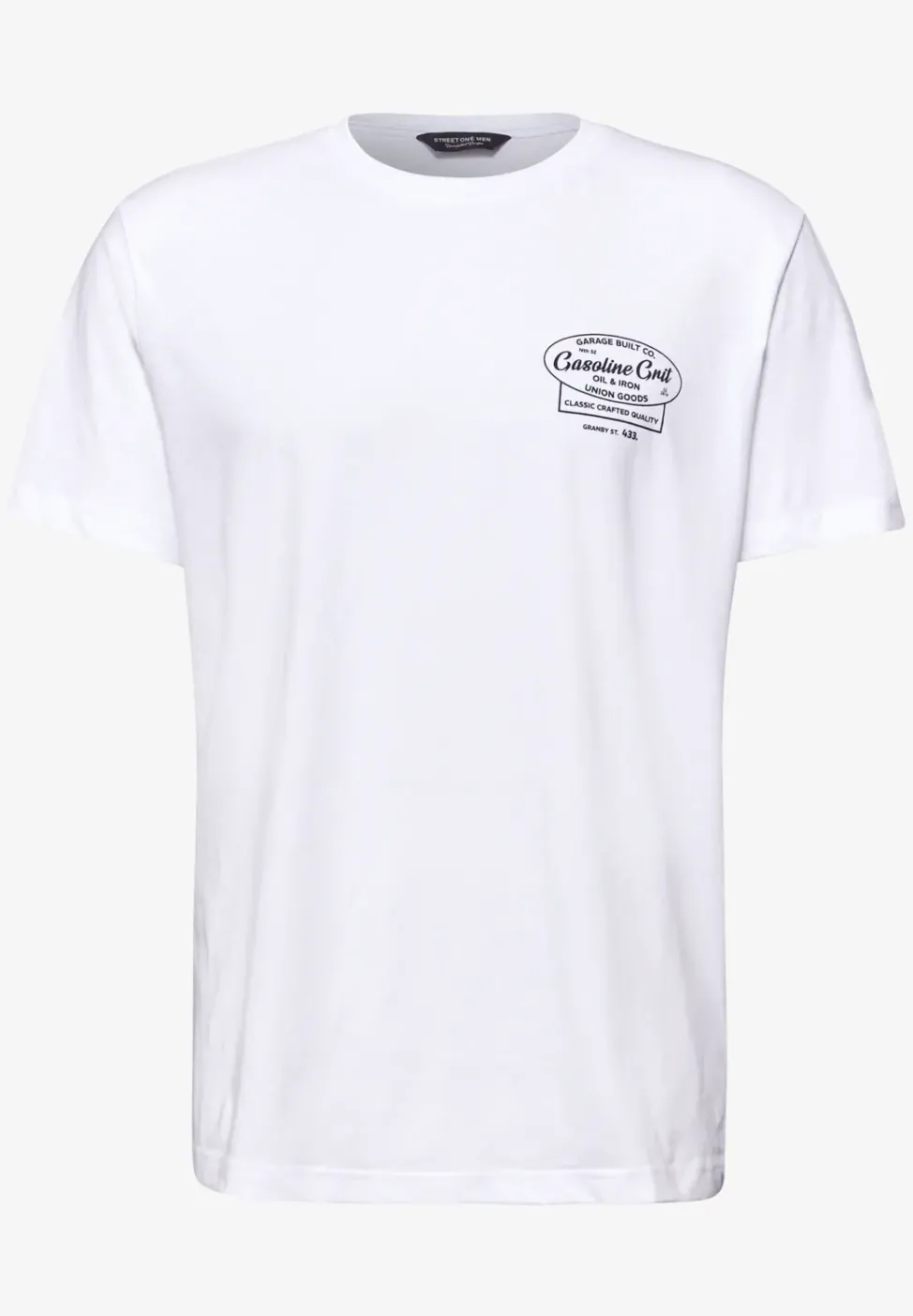 T-Shirt mit Rundhals und Chestprint