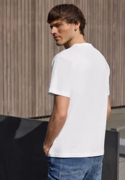 T-Shirt mit Rundhals und Chestprint