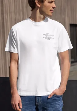 T-Shirt mit Rundhals und Chestprint