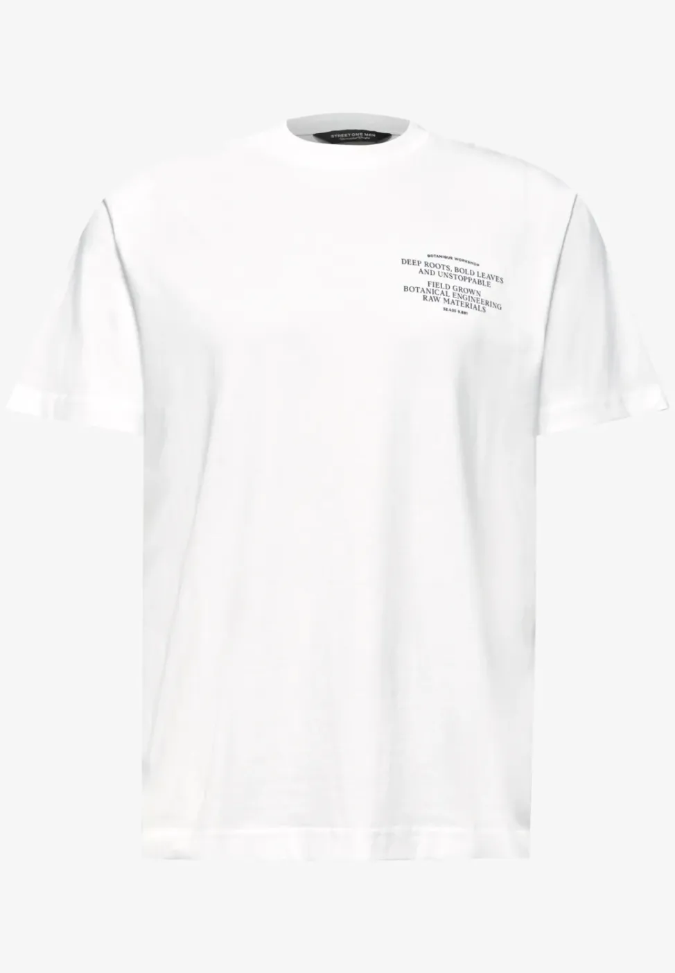 T-Shirt mit Rundhals und Chestprint