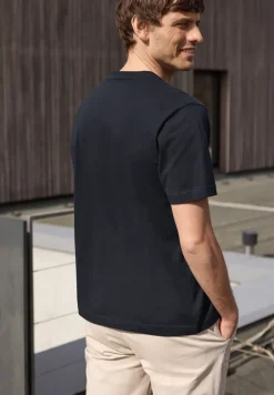 T-Shirt mit Rundhals und Chestprint