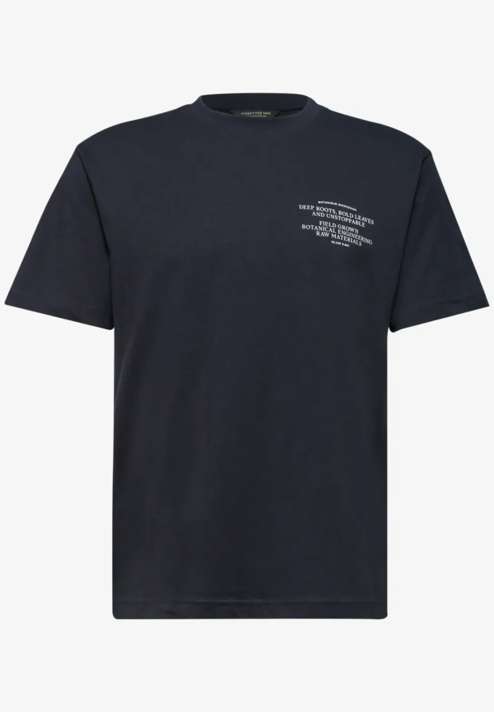 T-Shirt mit Rundhals und Chestprint