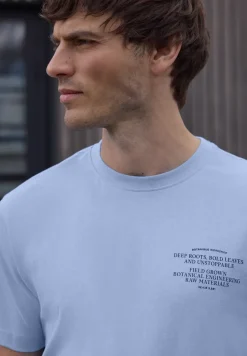 T-Shirt mit Rundhals und Chestprint