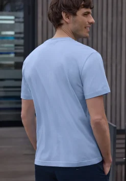 T-Shirt mit Rundhals und Chestprint