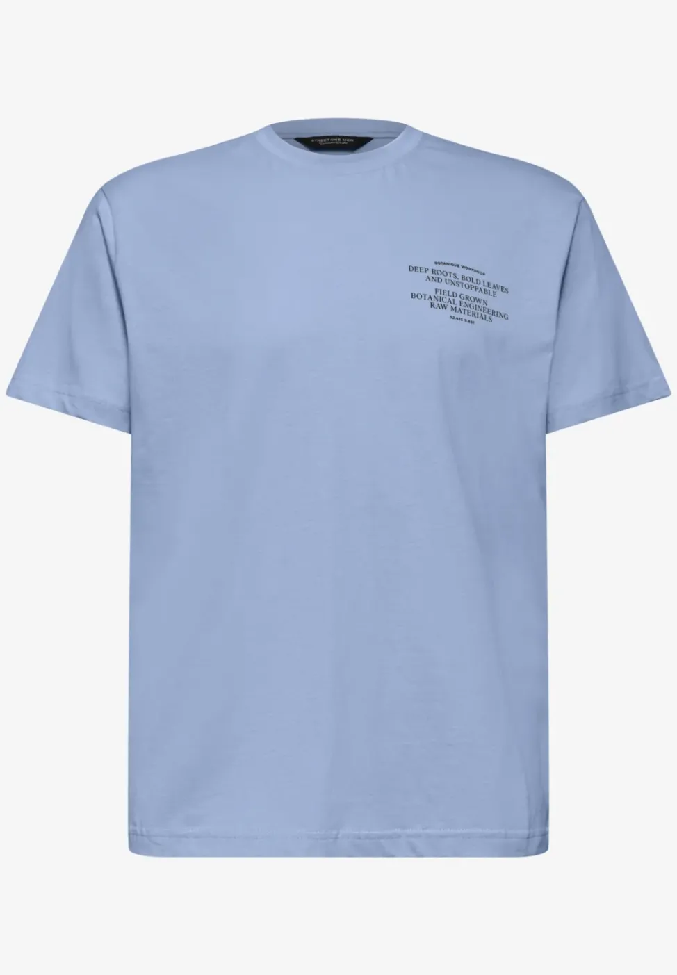 T-Shirt mit Rundhals und Chestprint