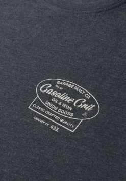 T-Shirt mit Rundhals und Chestprint