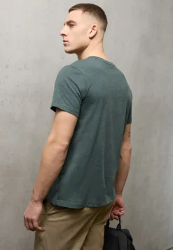 T-Shirt mit Rundhals und Chestprint