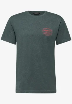 T-Shirt mit Rundhals und Chestprint
