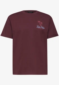 T-Shirt mit Rundhals und Chestprint