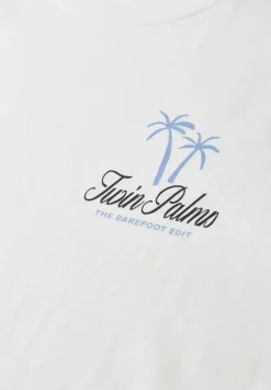 T-Shirt mit Rundhals und Chestprint