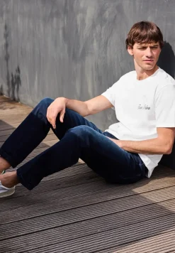 T-Shirt mit Rundhals und Chestprint