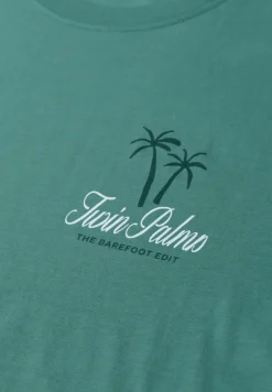 T-Shirt mit Rundhals und Chestprint