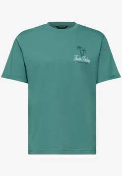 T-Shirt mit Rundhals und Chestprint