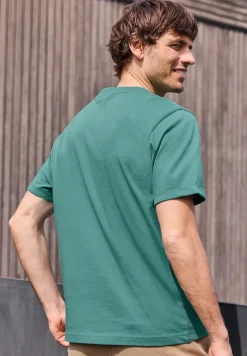 T-Shirt mit Rundhals und Chestprint