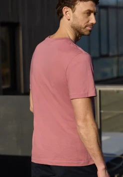 T-Shirt mit Rundhals und Chestprint